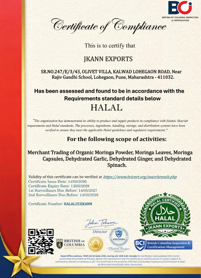 Halal Certificate
